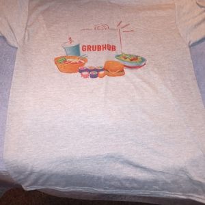 3 Custom GrubHub TShirts Sz Medium Brand New